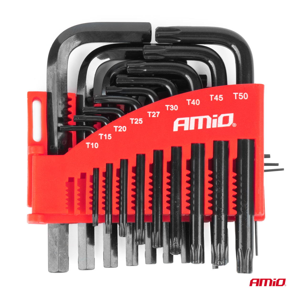 Klucze IMBUS HEX TORX CRV imbusy zestaw czarne 22 szt. — ujęcie 2