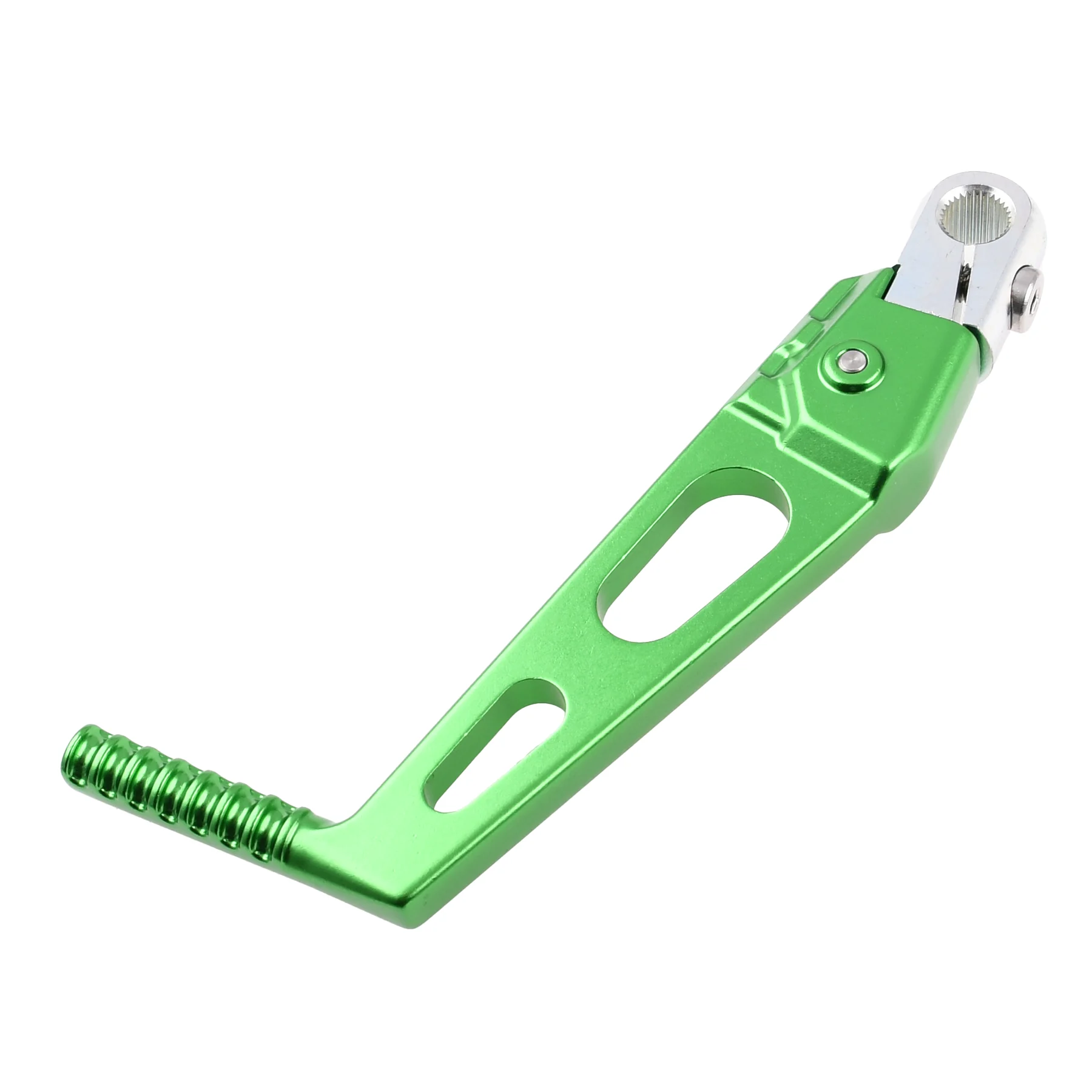 Dźwignia startera Simson S51 zielona egm wzmocniona Zap Technix — ujęcie 2