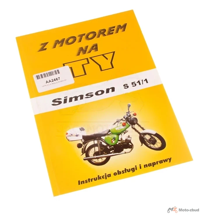 Książka ' z motorem na ty ' Simson S51 PL