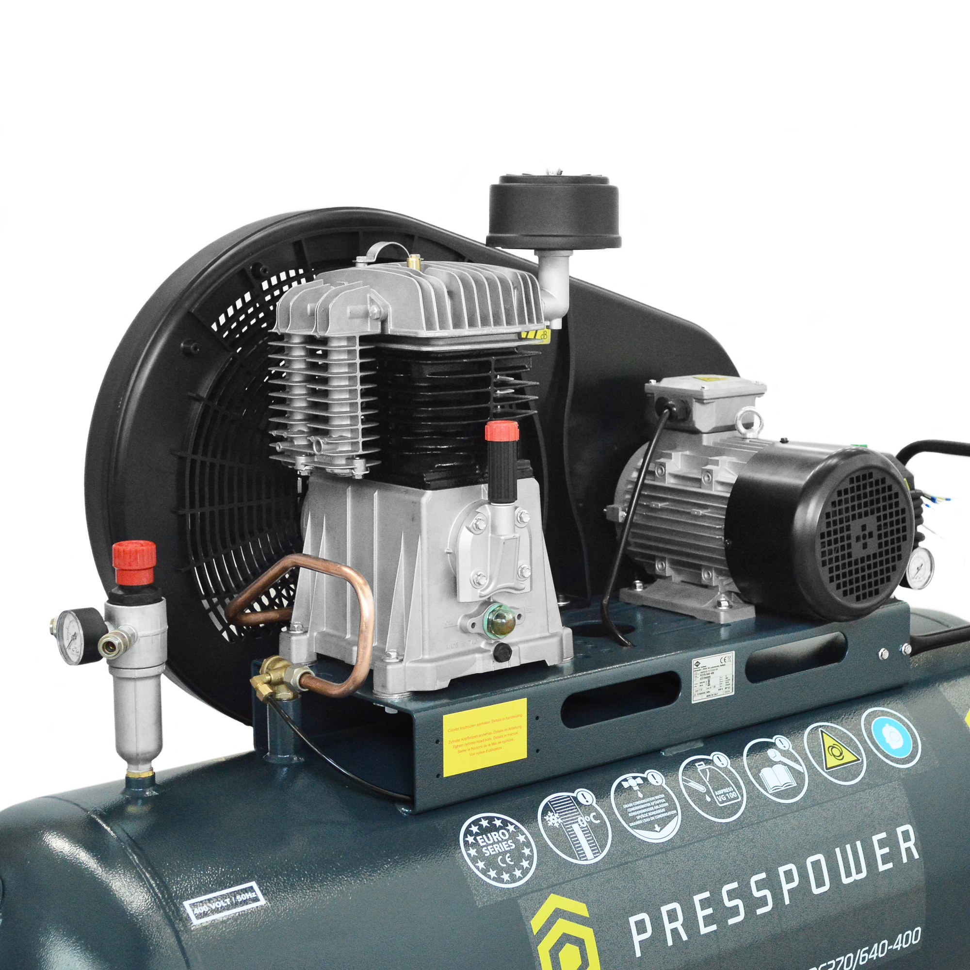 Kompresor tłokowy PRESSPOWER 270 l/640 PC270/640-400 — ujęcie 3