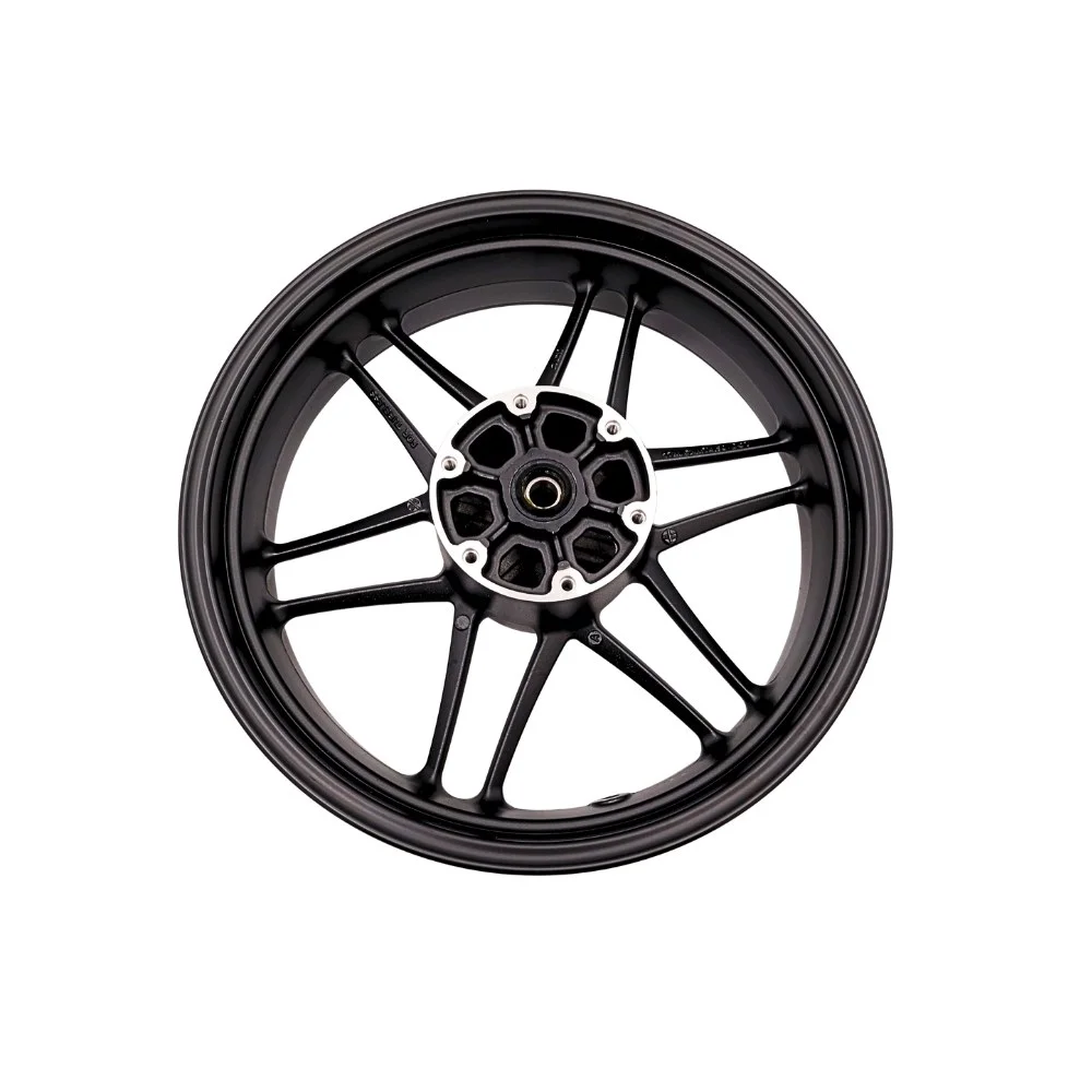 Junak M12VINTAGE400 felga 17 × 4,5 koła tył (czarny mat) (12-ramienna) (tarcz) — ujęcie 2