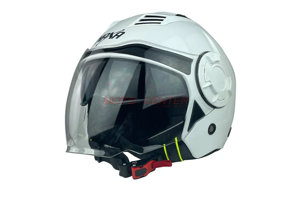Kask motocyklowy otwarty NAXA S23x blenda biały M — ujęcie 2