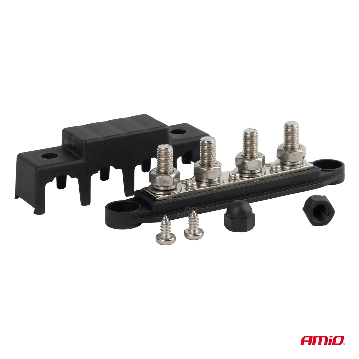 Blok rozdzielczy masy minusa bus bar M10 12 V - 48 V 250A — ujęcie 3