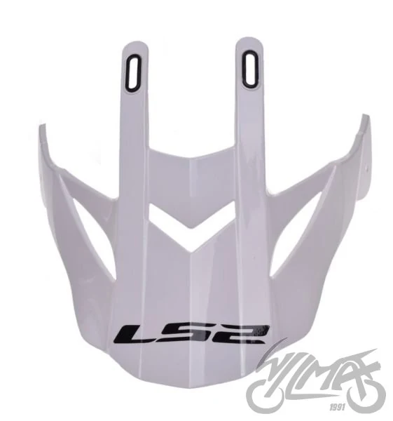 Daszek kasku MX436 gloss white — ujęcie 2