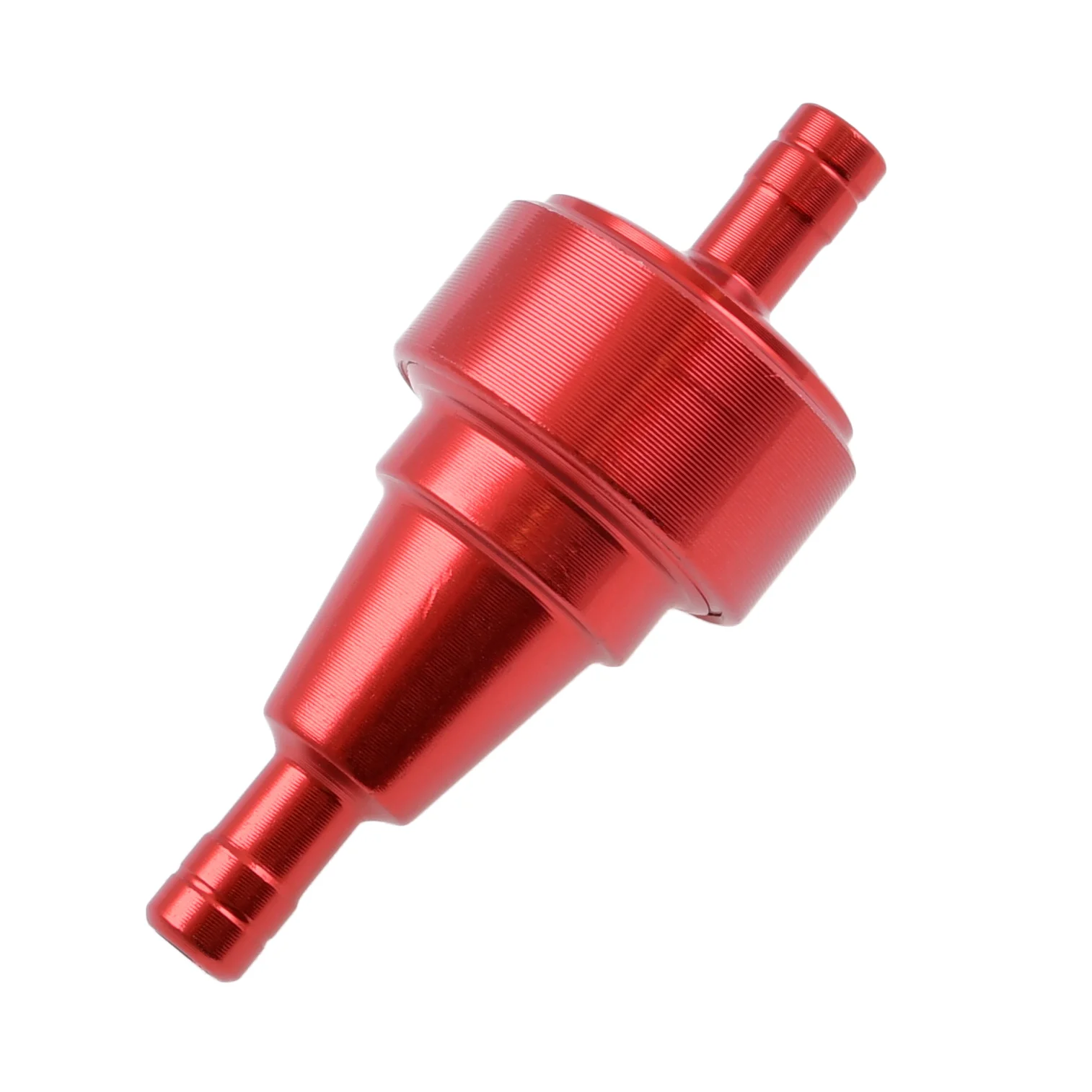 Filtr paliwa aluminium CNC czerwony V2 Racing Force — ujęcie 1