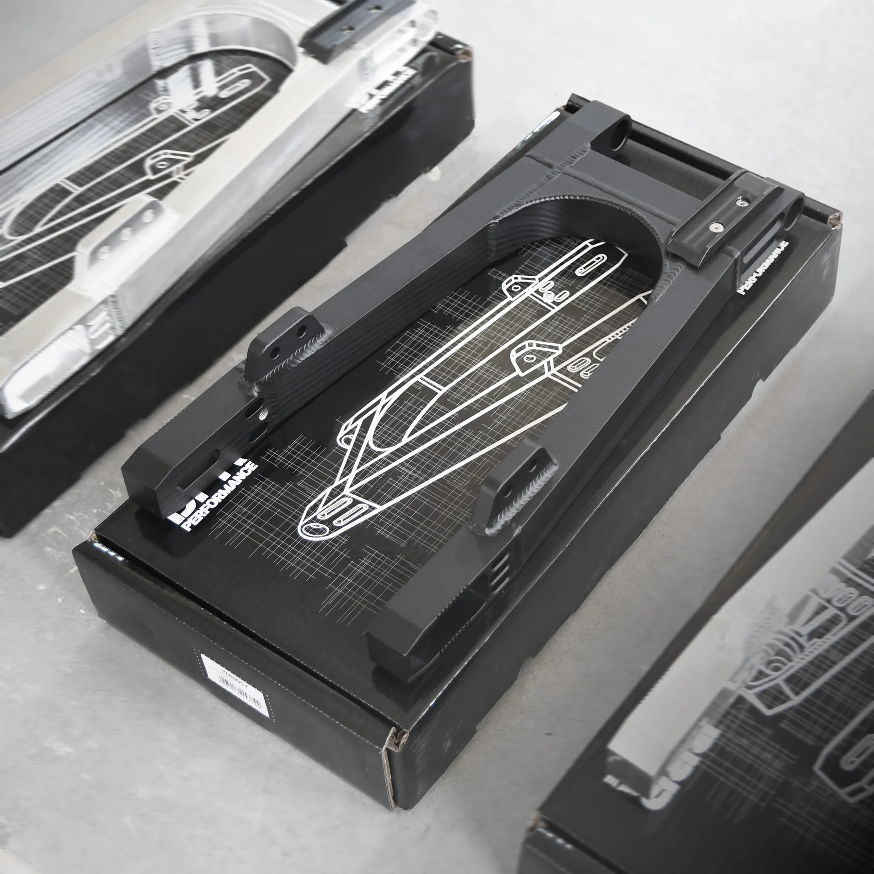 Wahacz Simson S51 aluminium CNC premium +30 mm czarny mat kpl. DPR Performance — ujęcie 12