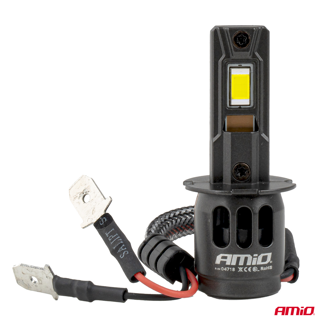 Żarówki samochodowe LED seria F25 PRO BLACK FULL CANBUS H3 68 W 12 V 24 V — ujęcie 7