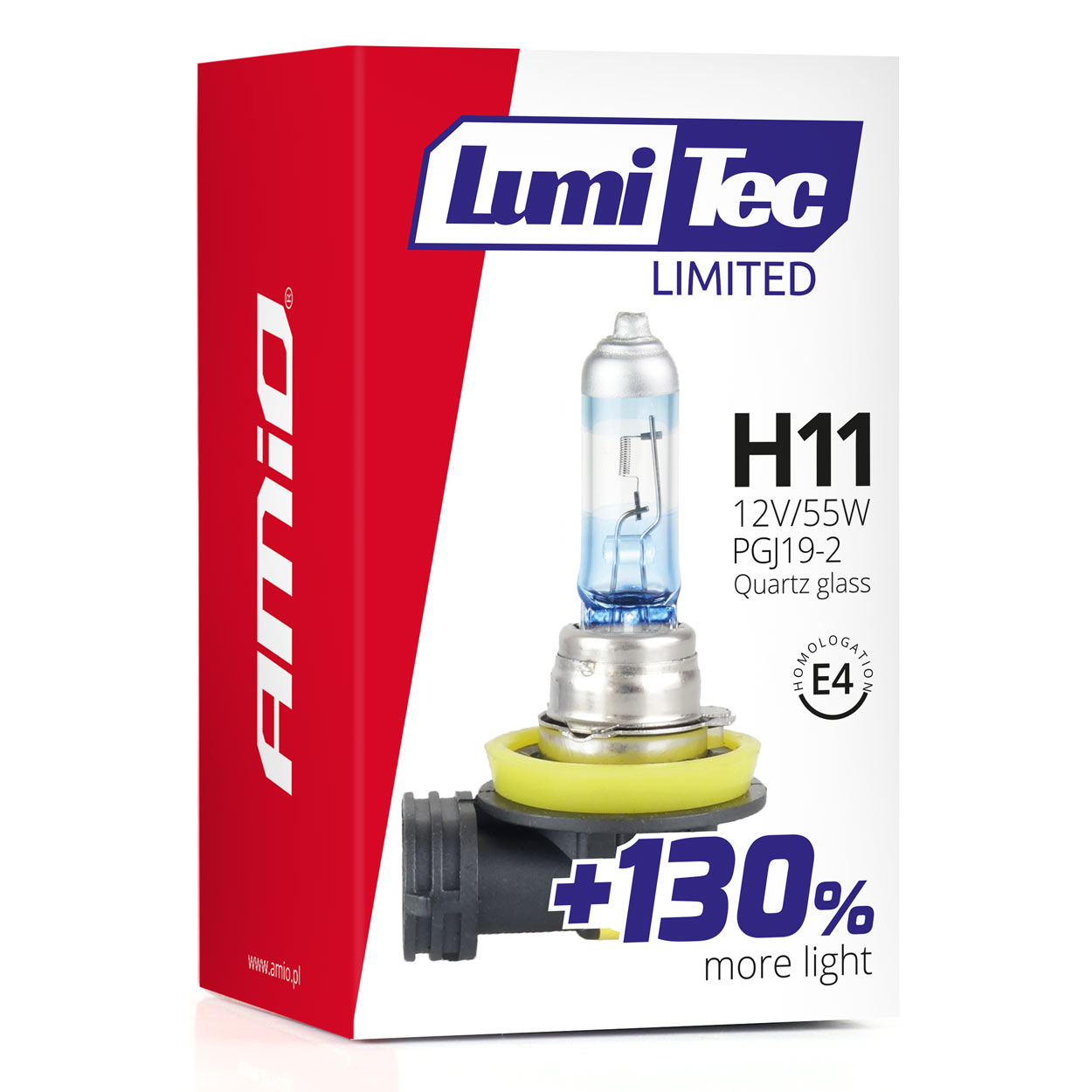 Żarówka halogenowa H11 12 V 55 W LumiTec LIMITED +130% — ujęcie 5