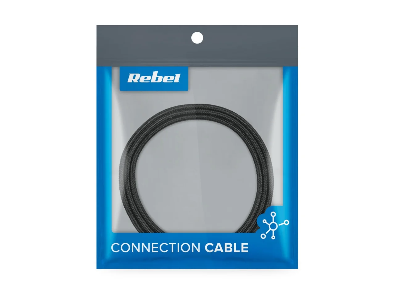 Kabel USB 3w1 microUSB / USB typu C / Lightning 100 cm — ujęcie 2
