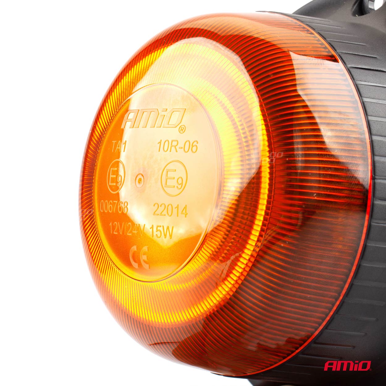Lampa ostrzegawcza błyskowa mini kogut 18 LED magnes R65 R10 12 V 24 V W21ml — ujęcie 2