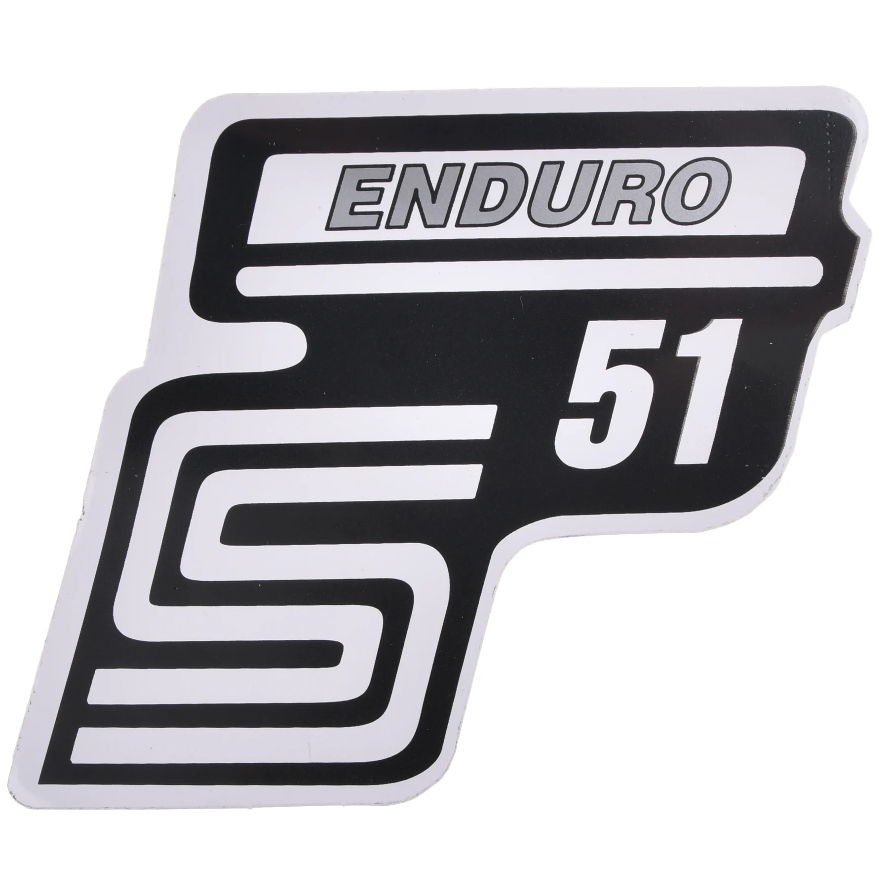 Naklejka Simson pokrywy srebrna enduro WGR — ujęcie 1