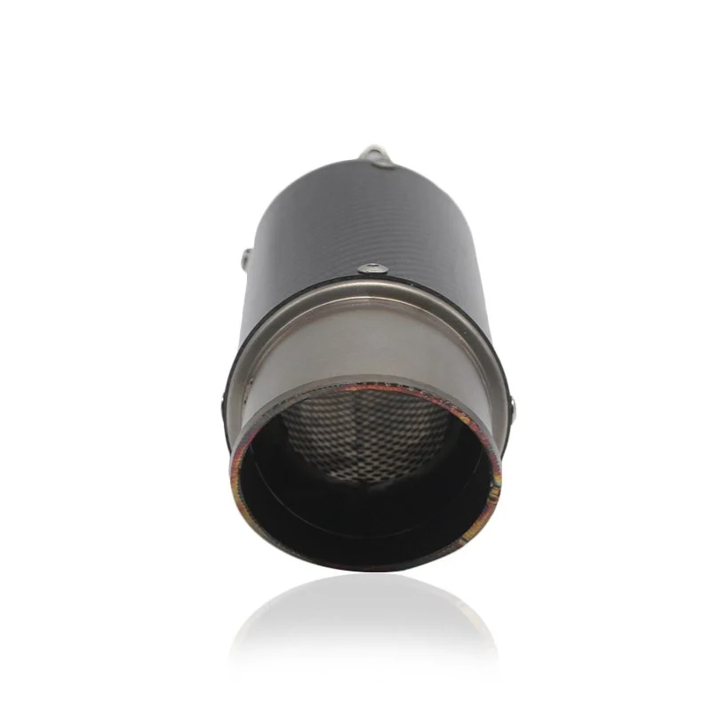 Końcówka wydechu UNI round short carbon kpl. — ujęcie 4