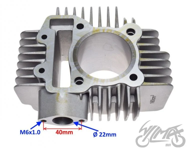Cylinder komplet silnik YX160 — ujęcie 3