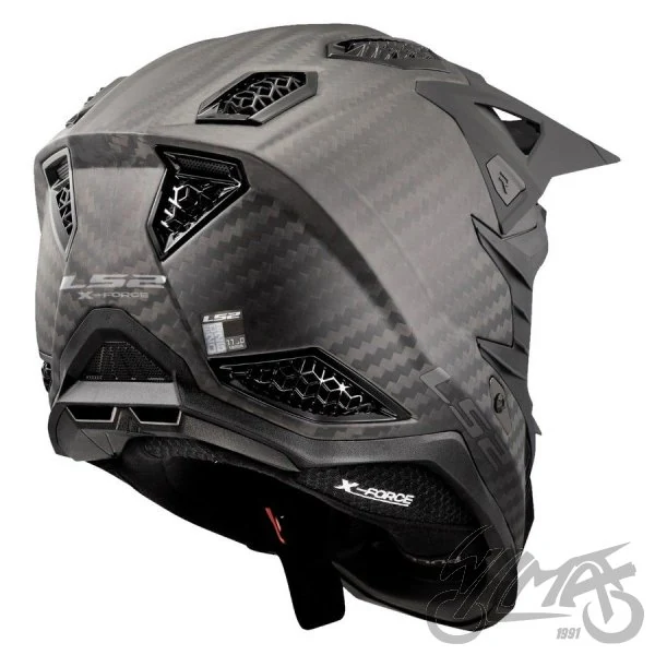 Kask LS2 MX703 C X-Force Matt Carbon — rozmiar M — ujęcie 5