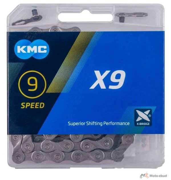 Łańcuch rowerowy KMC X9 1/2" x 11/128" 114 l