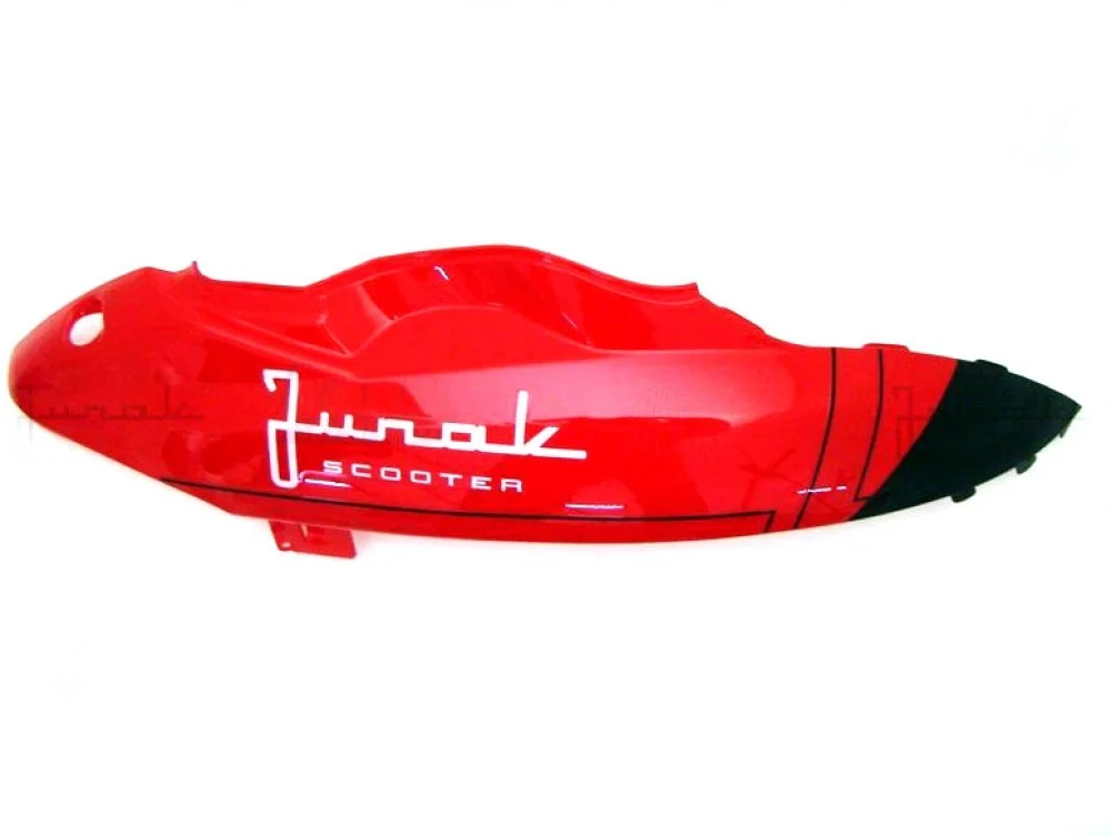 Junak 104/105 osłona główna ramy / siodła prawa czerwono-czarna