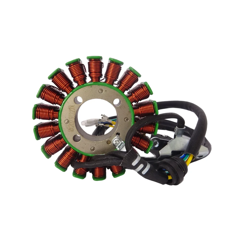 Junak ADV125 iskrownik (alternator) kpl. (18 cewek) (kostka 3 piny + 2 przewody) — ujęcie 4
