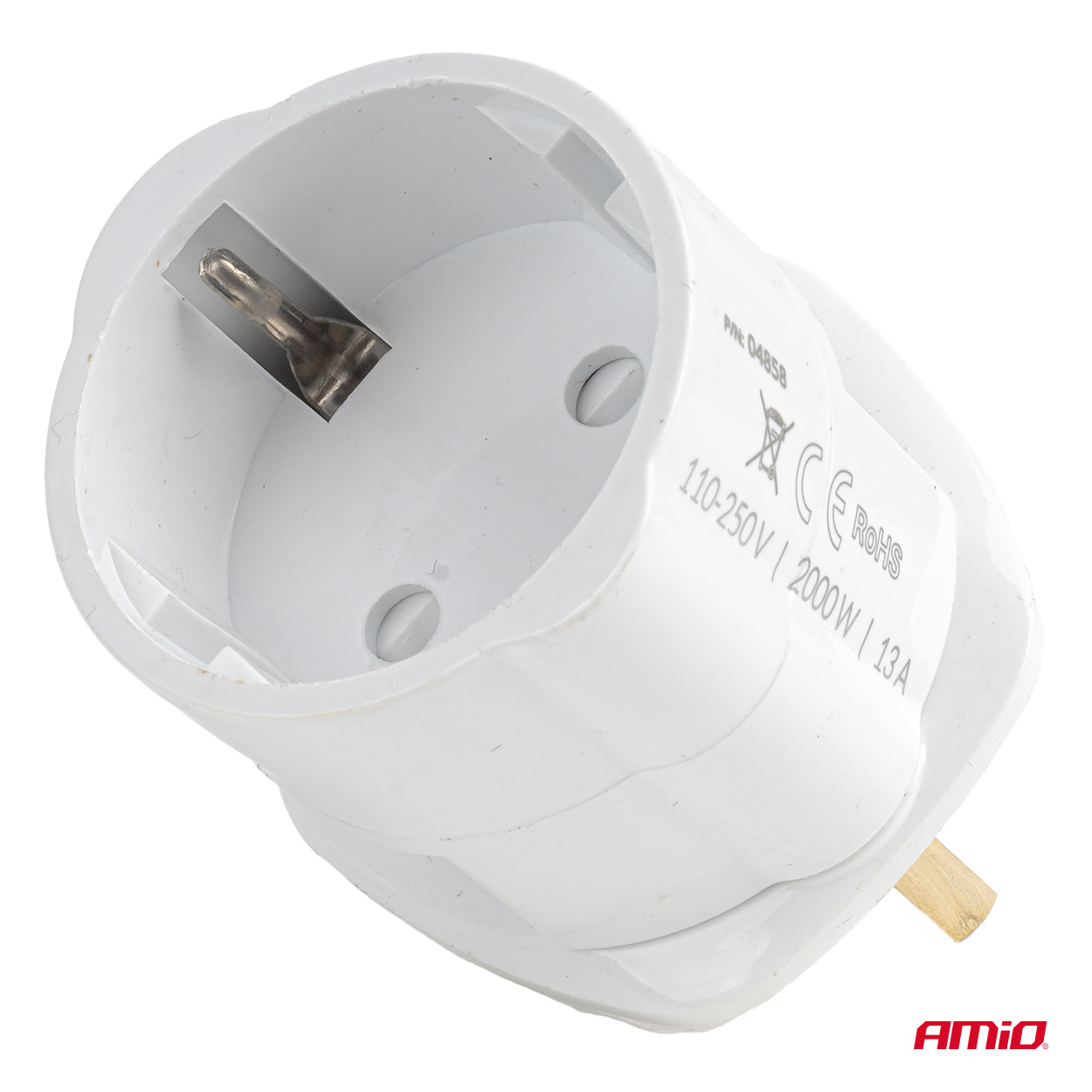 Zestaw adapterów podróżnych z bezpiecznikiem EU UK 13A 250 V 10 szt. — ujęcie 3