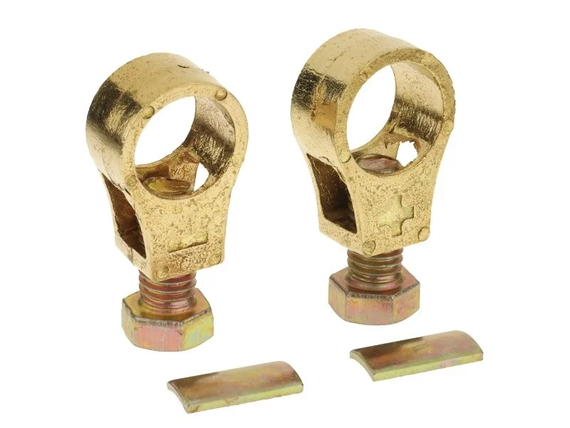 Klemy akumulatora mosiężne 12/24V max 300A — ujęcie 2