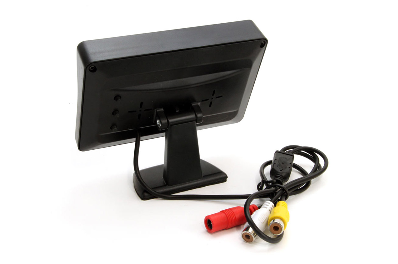 Zestaw czujników parkowania TFT01 4,3" z kamerą HD-310 4 sensory czarne wewnętrzne — ujęcie 7