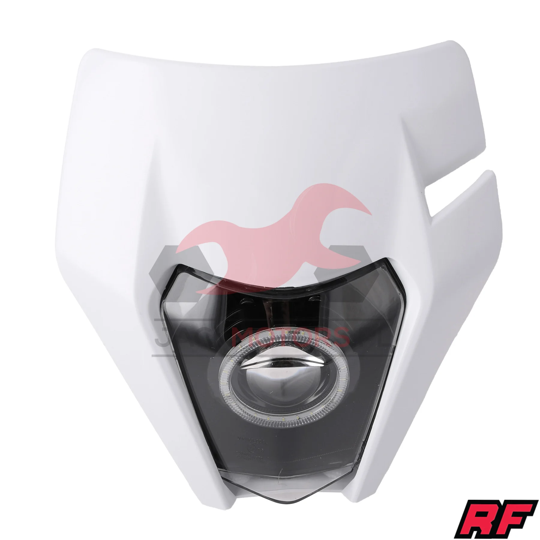 Owiewka uniwersalna Racing Force enduro LED V1 biała — ujęcie 1