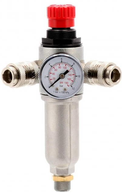 Reduktor + filtr z dwójnikiem 3/8" AIRPRESS 4300211