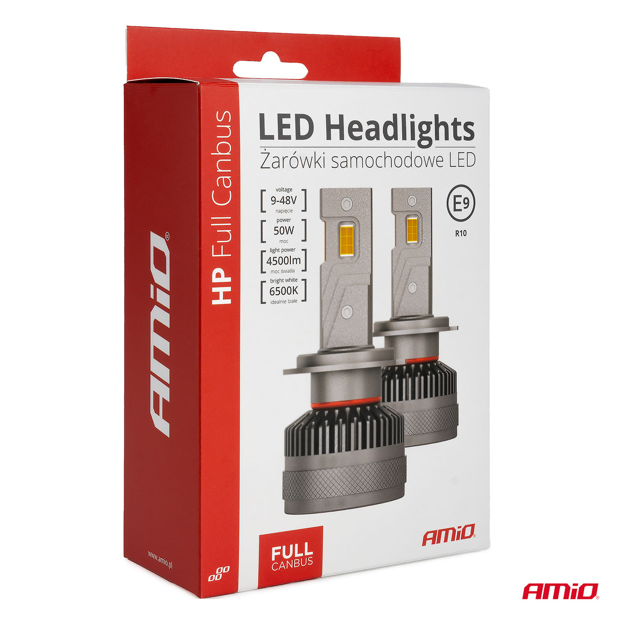Żarówki samochodowe LED seria HP Full Canbus H1 12 V 24 V 6500K — ujęcie 5