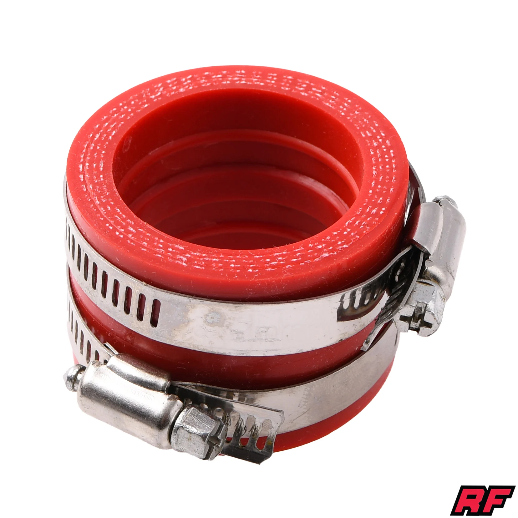Króciec gaźnika PWK 40 mm silikon czerwony Racing Force — ujęcie 1