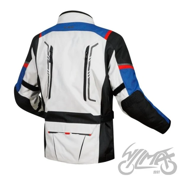 Kurtka motocyklowa męska LS2 Narvik Blue Black Grey Red — XL — ujęcie 2