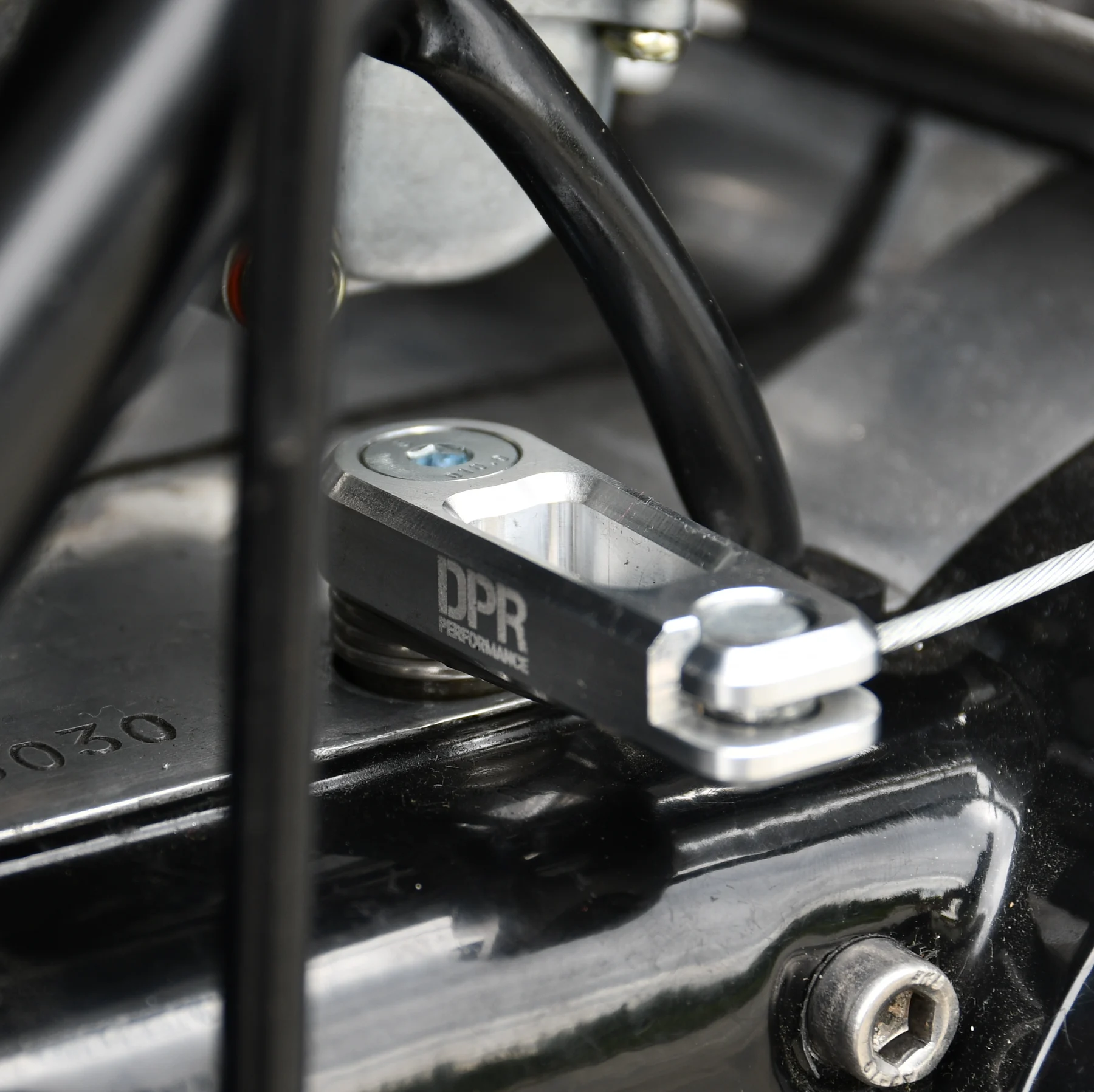 Dźwignia sprzęgła w karterze Simson aluminium CNC DPR Performance — ujęcie 6