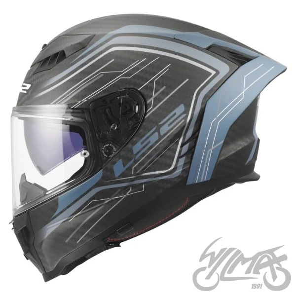 Kask LS2 FF807 Dragon Subic Blue Petrol — rozmiar XL — ujęcie 2