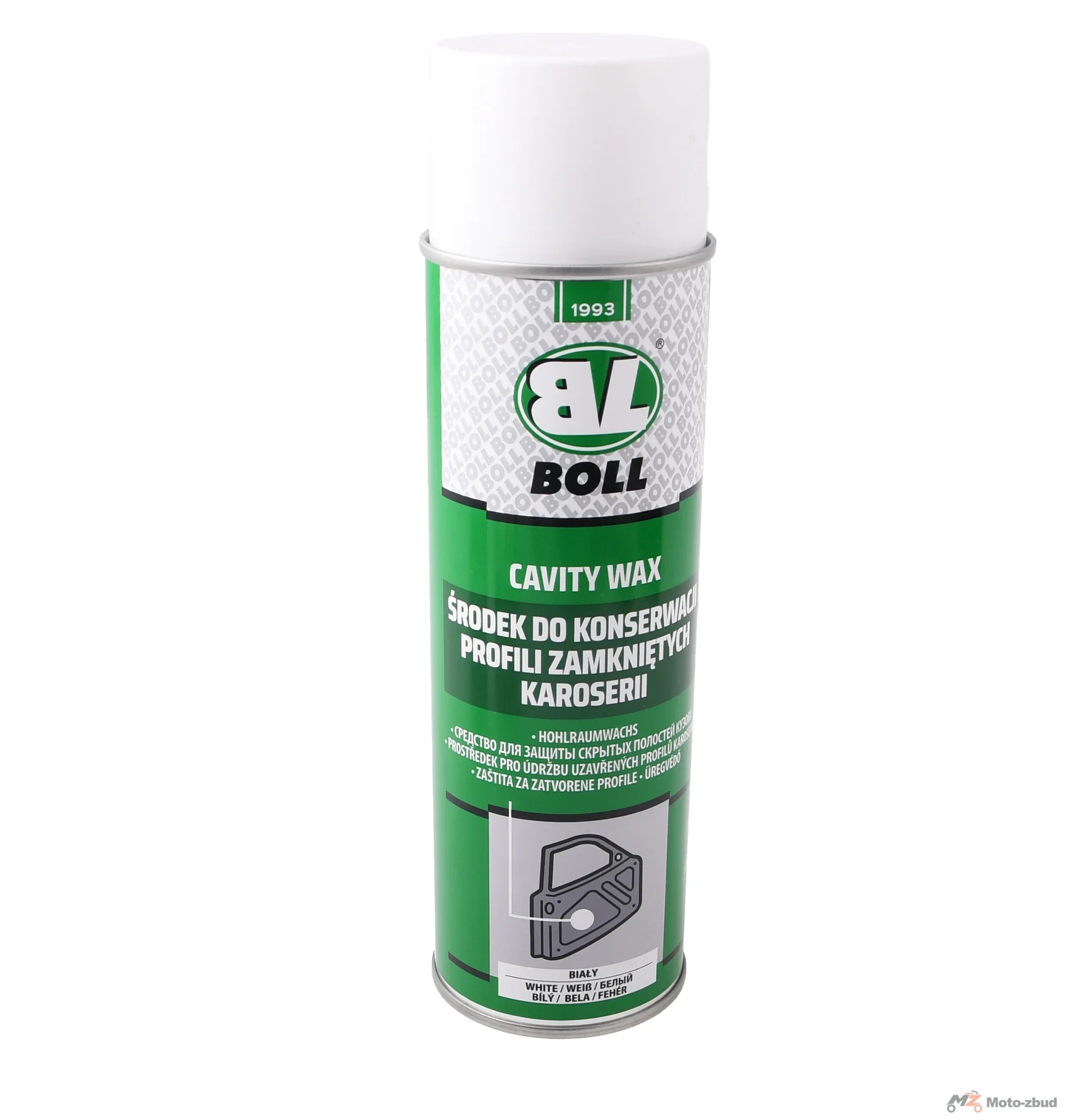 BOLL spray środek do konserwacji profili zamkniętych karoserii biały 500 ml