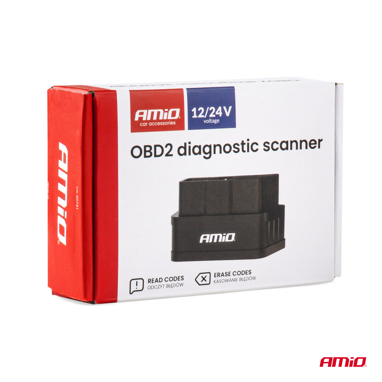 Skaner tester interfejs diagnostyczny AMiO OBD2 BT PIC25K80 DC24K — ujęcie 9
