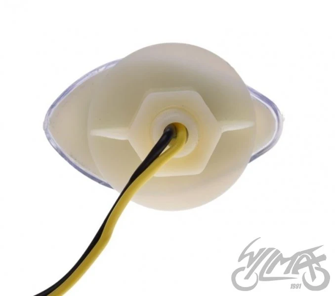 Kierunkowskazy LED do Hondy, biały klosz, 12 V 0,5 W — para — ujęcie 2