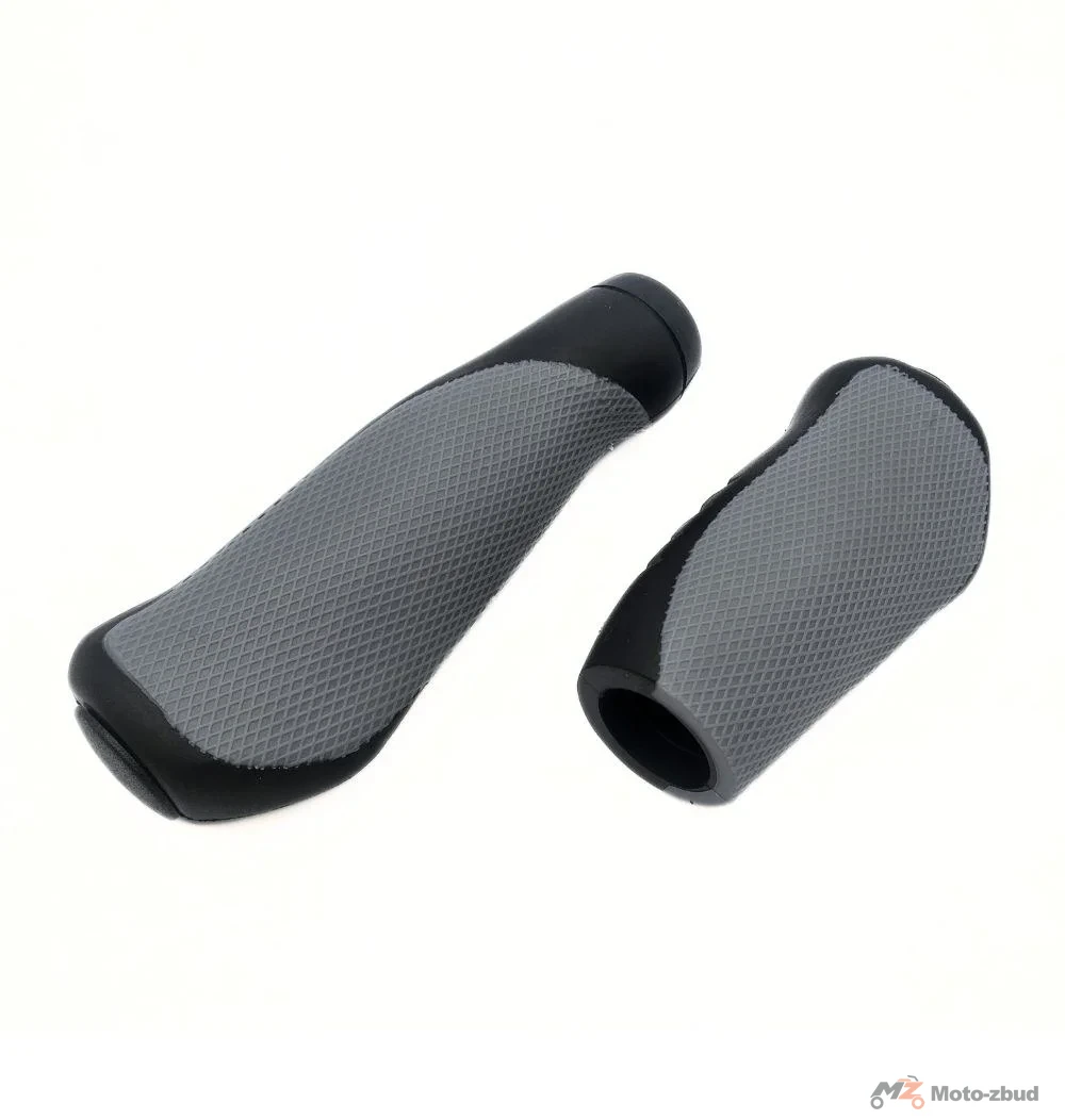 Chwyt kier. ergonom. gumowy czarno-szary (135 mm+92 mm) HL-G306-1