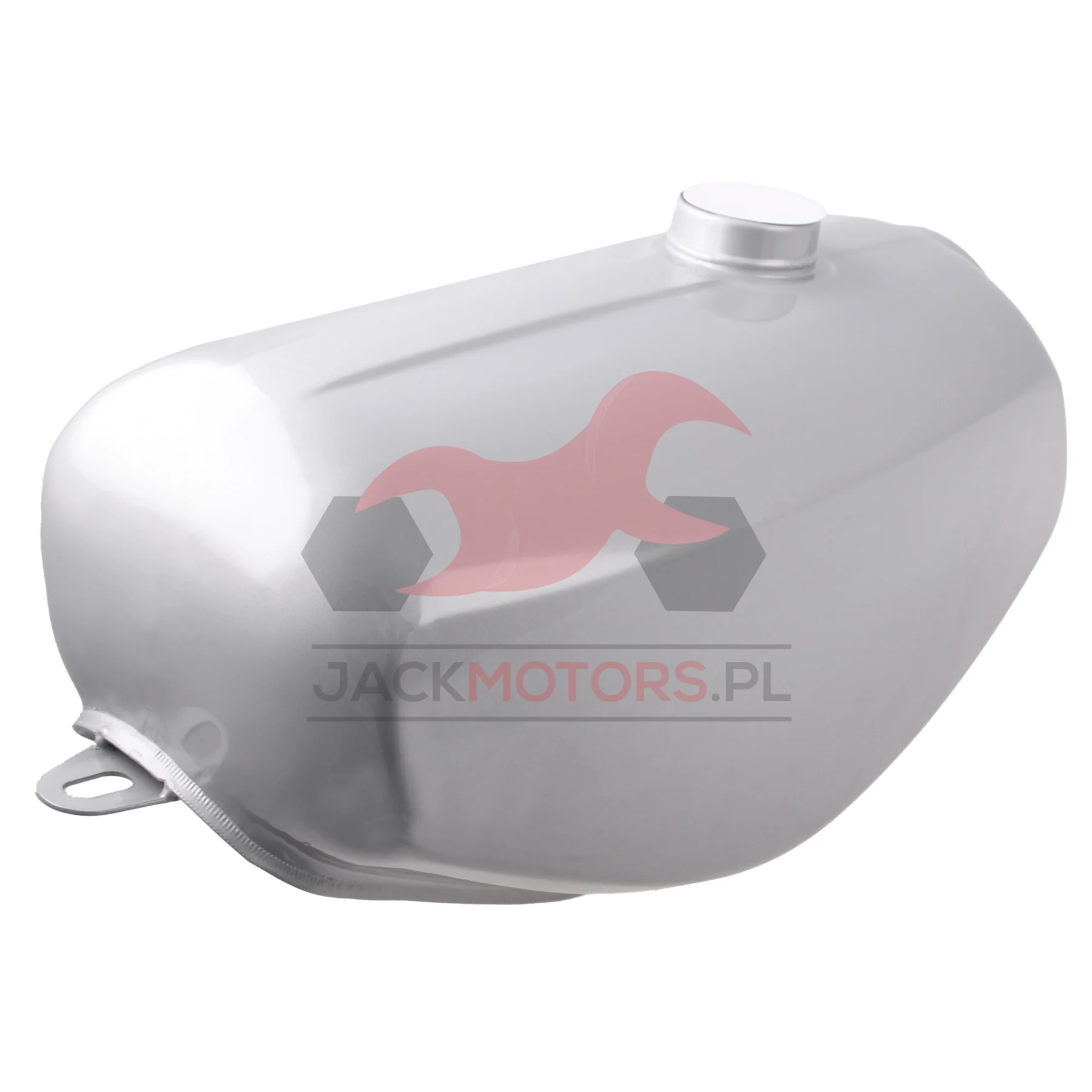 Zbiornik paliwa + pokrywa filtra powietrza + akumulatora Simson enduro srebrny kpl. premium — ujęcie 3