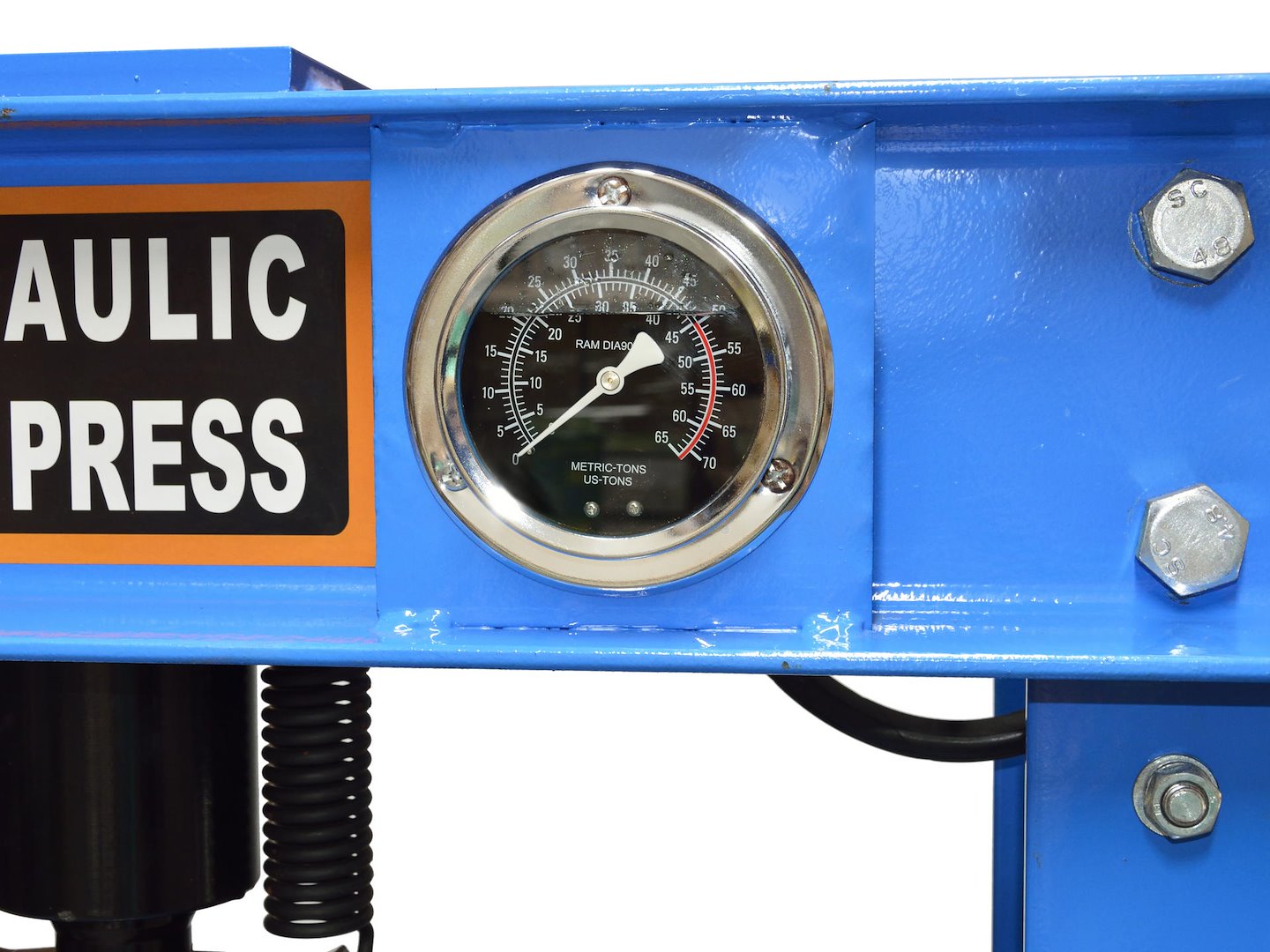 Prasa hydrauliczna 50T z manometrem GEKO G02089 — ujęcie 3