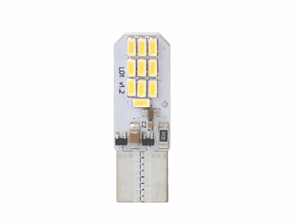 Żarówka W5W T10 12V 20 LED SMD3014 CANBUS biała M-TECH PLATINUM (2szt.) — ujęcie 4
