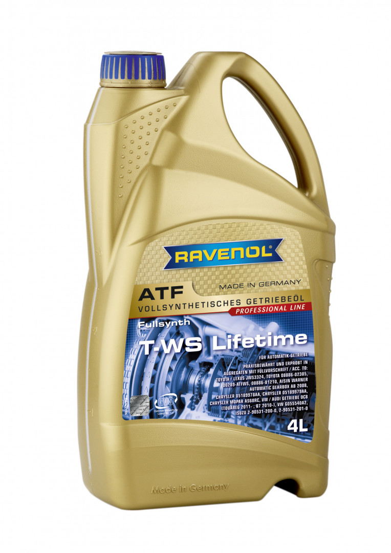 Olej RAVENOL ATF do automatycznych skrzyń biegów aisin t-ws 4 l — ujęcie 2