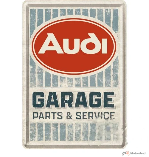Pocztówka 14 × 10 cm Audi garage 10339