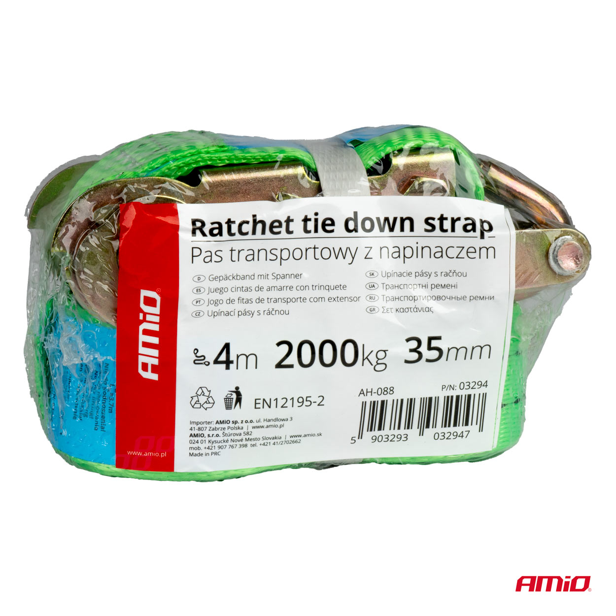Pas transportowy z napinaczem 2000 kg 38 mm 4m — ujęcie 7