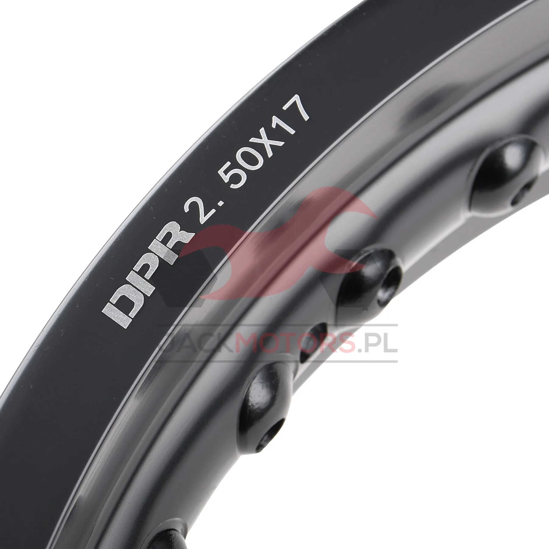 Obręcz koła 2,50 × 17 aluminiowa czarna DPR Classic — ujęcie 2
