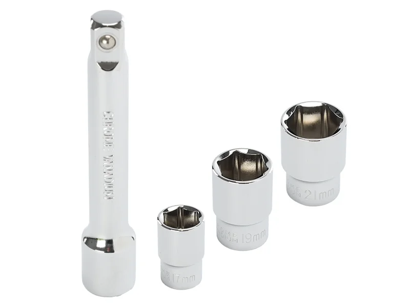 KLUCZ DYNAMOMETRYCZNY 28-210 NM 1/2" NASADKI 17 19 i 21 MM + PRZEDŁUŻKA 125mm CERTYFIKAT KALIBRACJI — ujęcie 2