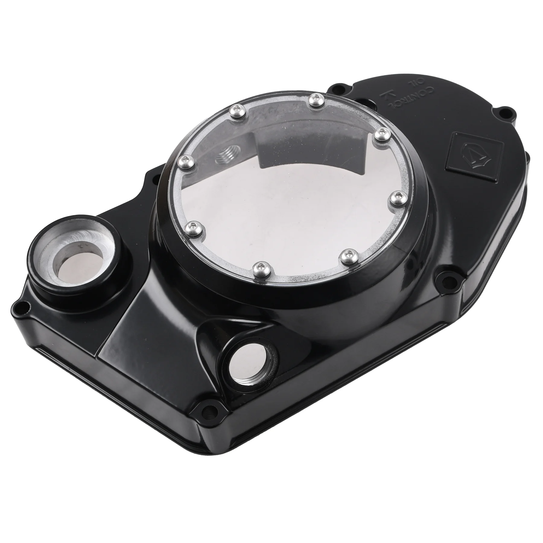 Pokrywa silnika Simson S51 SR50 lewa czarna clear V1 Venandi — ujęcie 3