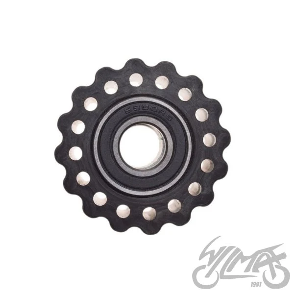 Rolka prowadząca łańcucha 38 mm — otwór 10 mm, czarna, AW56775 — ujęcie 2