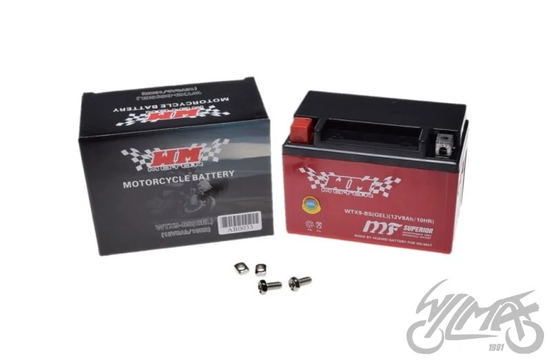 Akumulator WTX9-BS (YTX9-BS) (GEL) 12 V — ujęcie 1