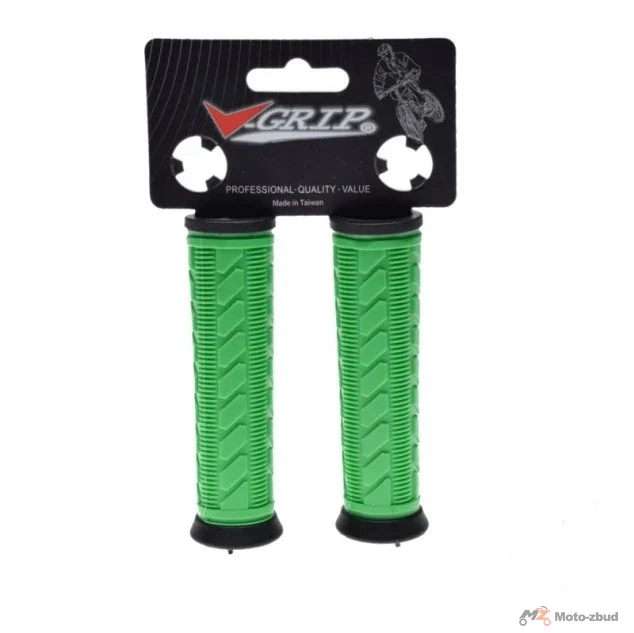 Chwyt kierownicy V-GRIP rowerowy gel zielony
