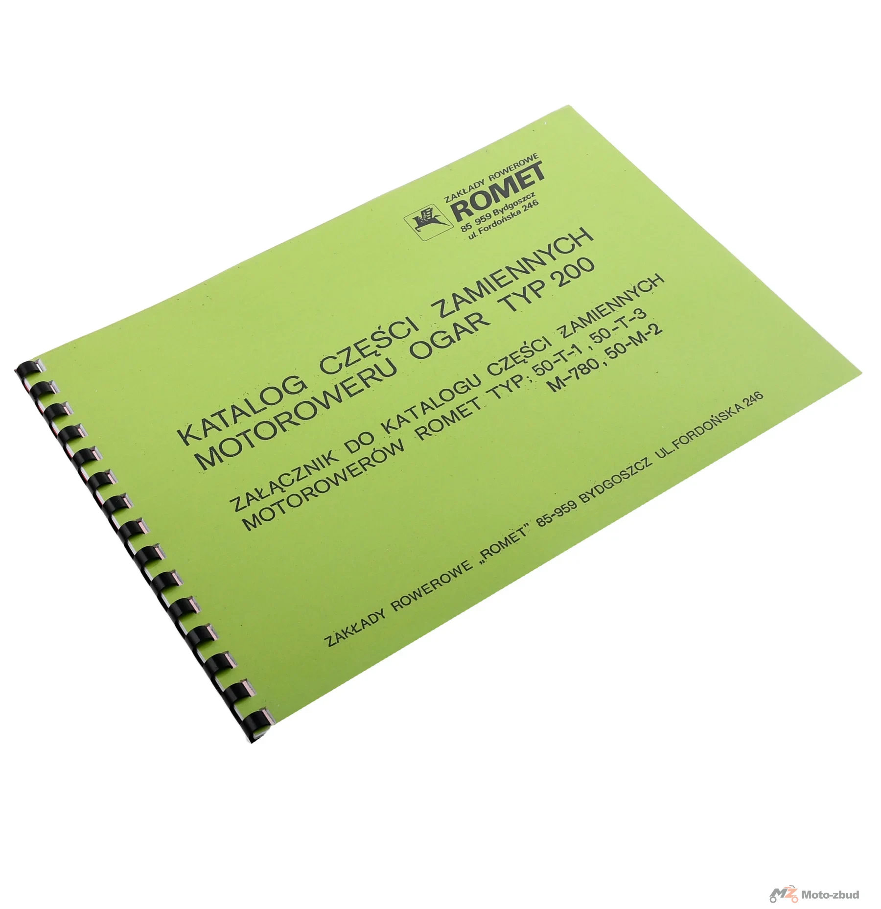 Katalog części Romet ogar 200 PL