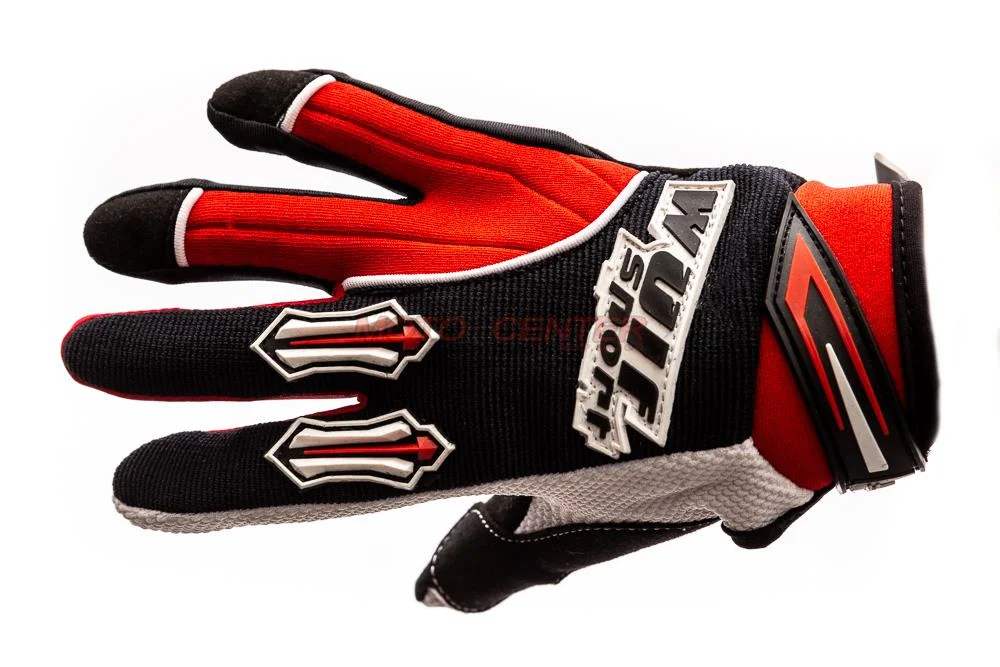 Rękawice crossowe Junior Wulf Stratos Red XXS — ujęcie 4