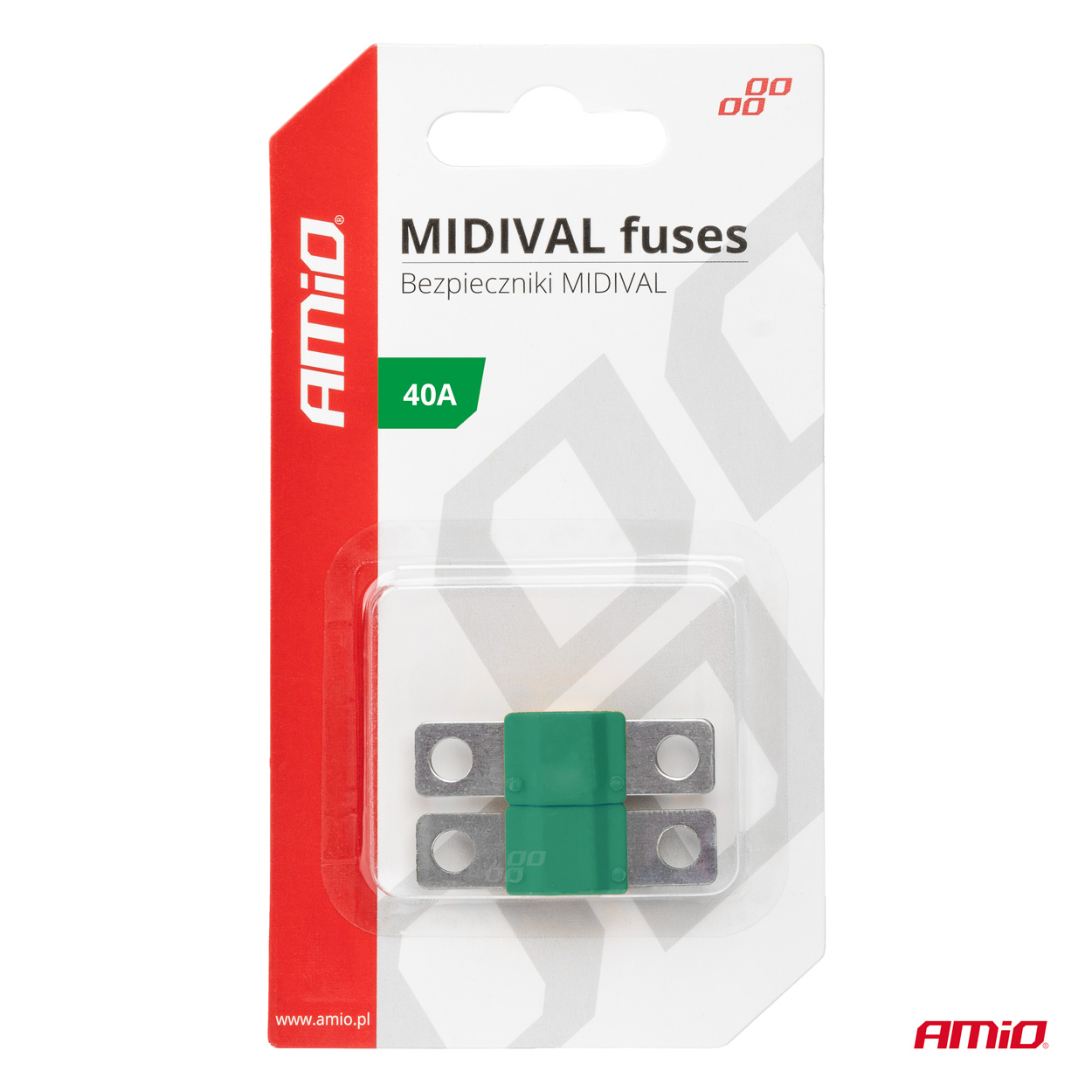 Bezpieczniki samochodowe MIDIVAL MTA 2 szt. 40A — ujęcie 3